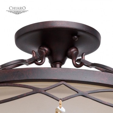 Люстра потолочная CHIARO 382010703 Айвенго 3x60W Е27